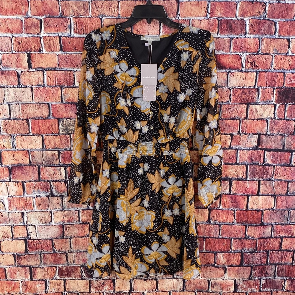 Daniel Rainn Kayla Long Sleeve Floral Dress